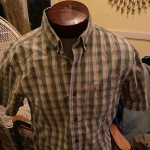 Carhartt button down. Nice soothing plaid